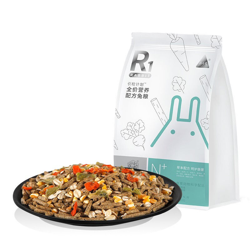 Buka Star BUCATSTATE RABBIT GRAIN FULL TERM NUTRITIOUS FOOD FEED YOUNG RABBIT TO RABBIT COEARED RABBIT PET SUPPLIES