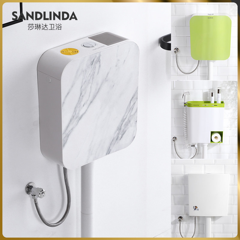 Urinal squat urinal water tank Household toilet toilet flushing water tank Hanging wall-mounted ultra-thin energy-saving squat pit water tank