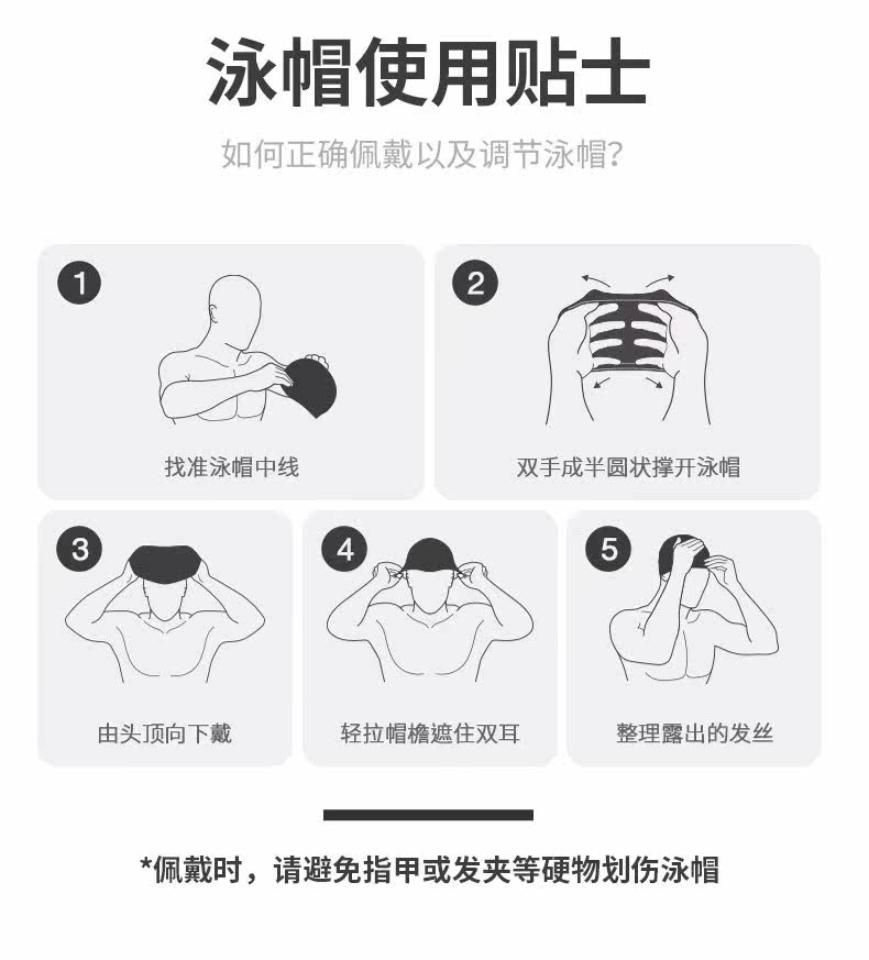 Детская водонепроницаемая полиуретановая плавательная шапочка для плавания подходит для мужчин и женщин, мультяшная шапка 