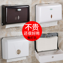 Commercial toilet paper box hanging punch-free tissue box toilet tissue rack toilet paper box