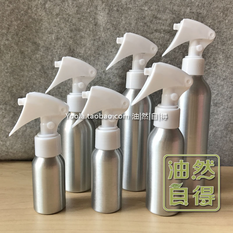 Japanese little mouse nozzle with aluminum bottle sprayer 40 50 100 120 150 250ml essential oil accessories