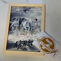 Set special price TFBOYS with you 7th anniversary concert autographed photo 12-inch signed poster