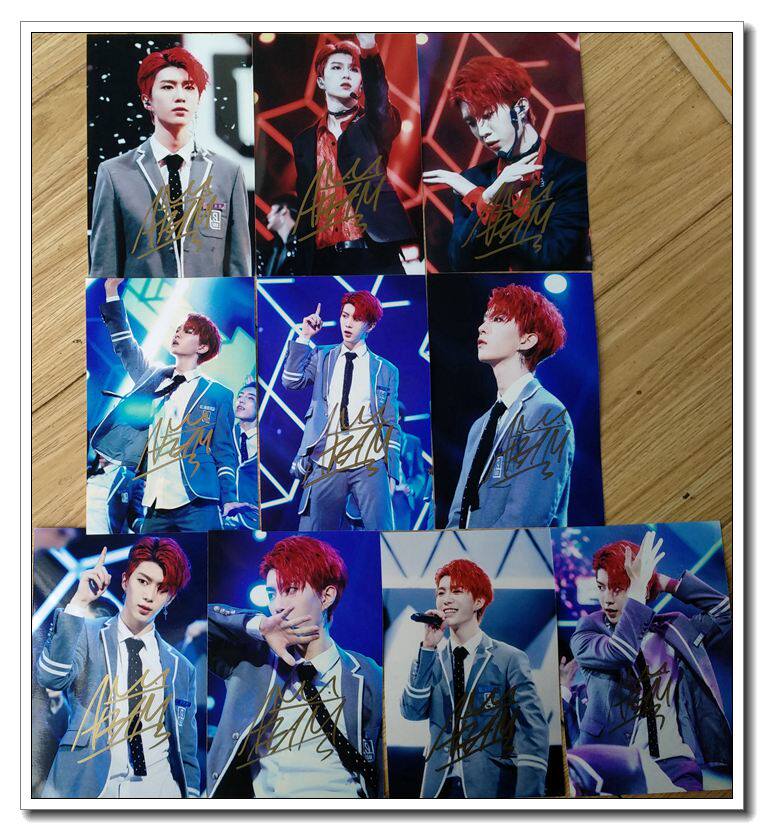 April 2018 Autographed by Fan Chengcheng Idol Trainee Finals Autographed photos are optional