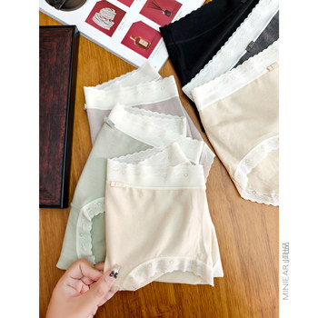 Sweet lace patchwork briefs from xiaoer