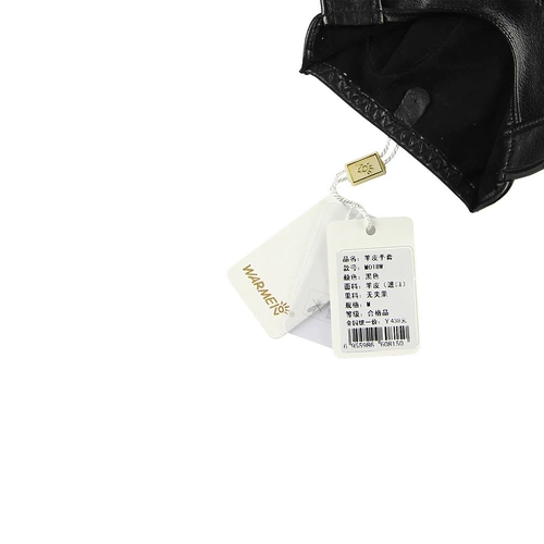 WARMEN Мужские демисезонные тонкие перчатки, из натуральной кожи