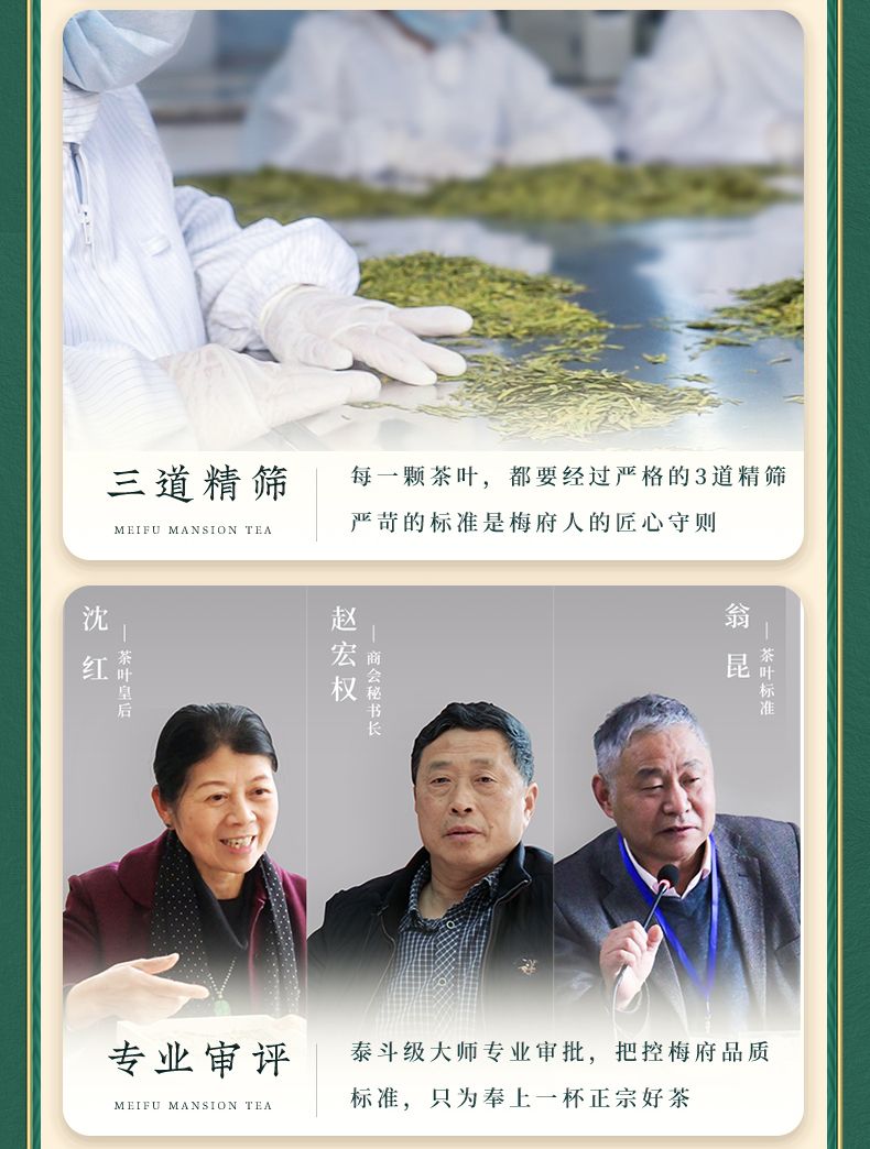 梅府茗家 雨前龙井 250g 钱塘产区 图13