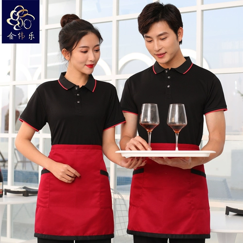 Футболка для работы подходит для мужчин и женщин, летняя одежда, короткий рукав, делается под заказ