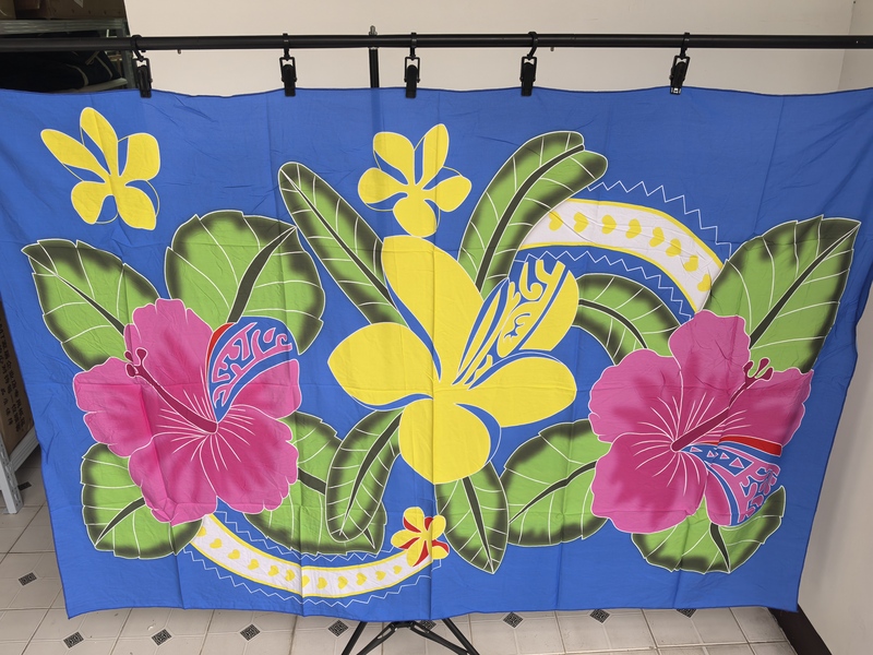Foreign Trade Export to the South Pacific, Hawaiian Island Artificial Cotton Rayon Sarong Wrap Cloth, Samoa, Fiji