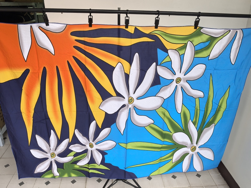 Foreign Trade Export to the South Pacific, Hawaiian Island Artificial Cotton Rayon Sarong Wrap Cloth, Samoa, Fiji Foreign Trade Export to the South Pacific, Hawaiian Island Artificial Cotton Rayon Sarong Wrap Cloth, Samoa, Fiji