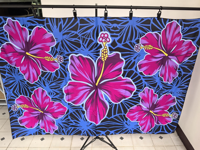 Foreign Trade Export to the South Pacific, Hawaiian Island Artificial Cotton Rayon Sarong Wrap Cloth, Samoa, Fiji