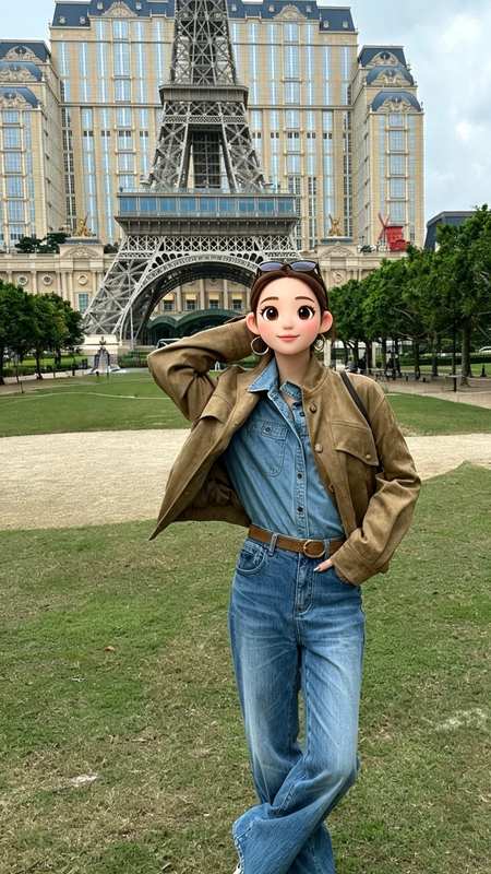 Oni~New Autumn Design Straight-Leg Jeans with Embroidered Back Pockets and Belt 6528 Oni~New Autumn Design Straight-Leg Jeans with Embroidered Back Pockets and Belt 6528