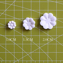 Small chrysanthemum piece hot flower device material flower making hand-made dyeing cloth flower high-grade silk flower handmade DIY wedding dress accessories