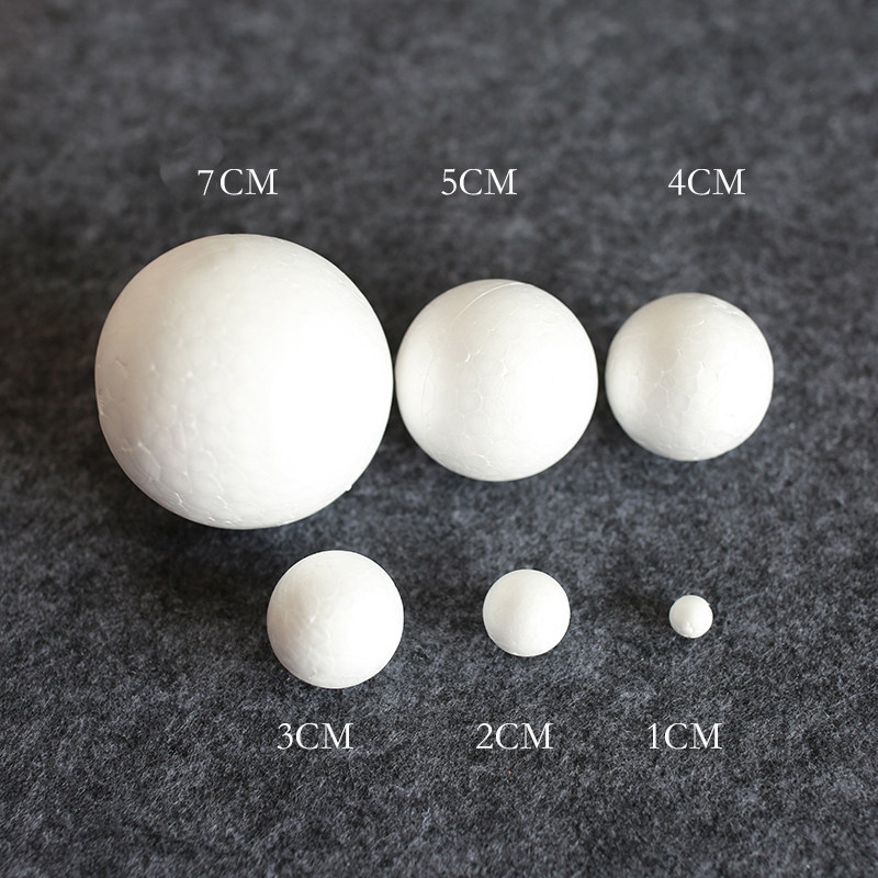 Round foam ball multiple sizes flower material - maker - stave