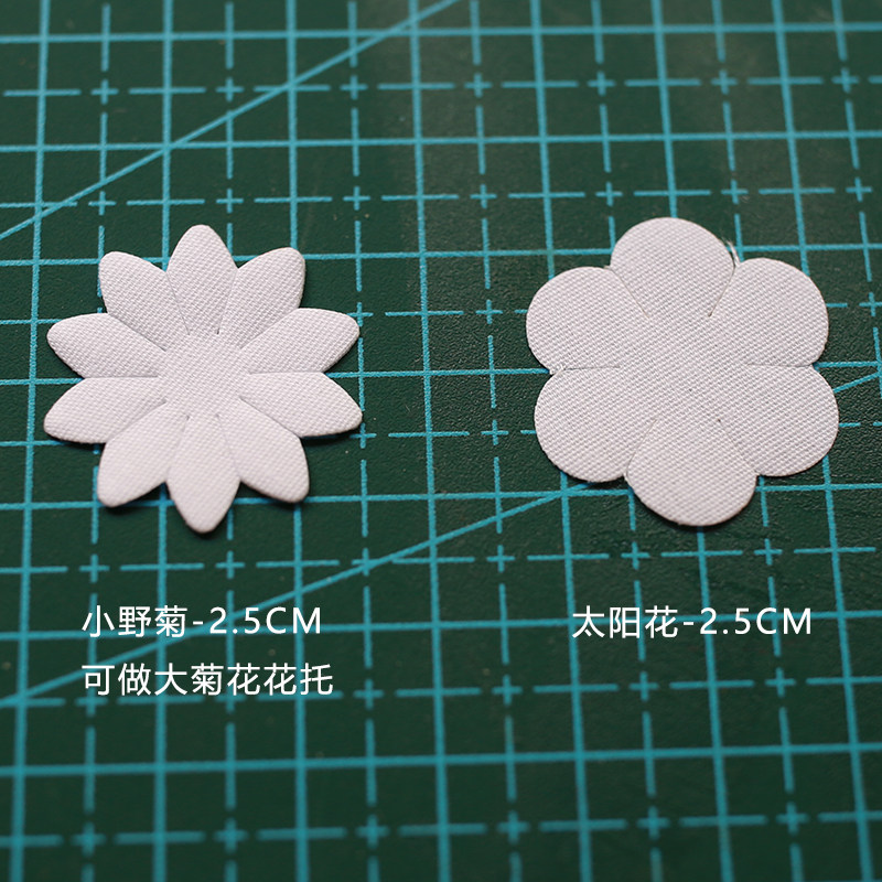 Sunflower Flake Small Wild Chrysanthemum Nursery Flowers Bronzed Floral Hand Dyed Bumpy Bouquet Hairpin Clips DIY Material