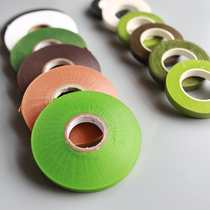 1CM wide wrapped flower stem tissue paper Glue-free hand roll paper Flower stem wrapped paper ironing machine material can be dyed DIY flower making