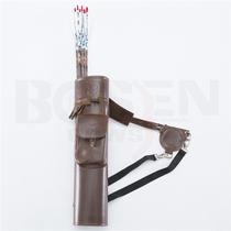 Yan-shaped American traditional beauty hunting bow reverse bow arrow capsule Arrow cone Arrowhead cowhide archery