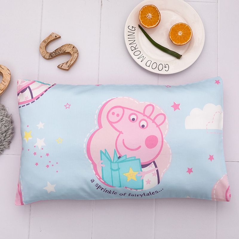 Total Cotton Pure Cotton Pillowcase Pillow Core Children 1-3-6 Year Old Kindergarten Elementary School Students Special Pillows 30 * 50 Seasons universal