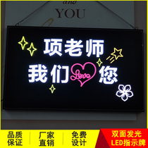 Custom LED luminous light box Night market stall beauty nail shop sign light