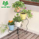Worsch Gardening 4-layer rotating flower stand 3935 iron-proof shrinkable flower pot stand flower potted decorative stand