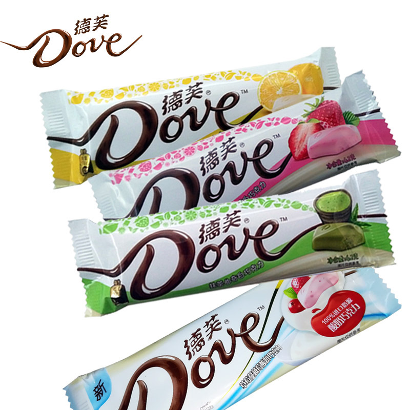Dove new flavor strawberry cranberry yogurt flavor white chocolate 42g strawberry matcha lemon integration