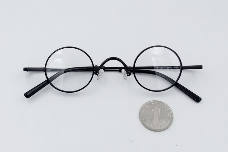 Kính gọng tròn siêu nhỏ cho nam và nữ với kính râm retro cận thị John Lennon Chen Dan Khánh Liang Wendao thiểu số gọng kính nam