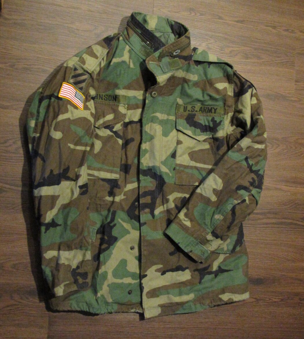 Canadian direct mail US Jun collection version of the US-made public version of the classic M65 windbreaker woodland Camo thick fabric