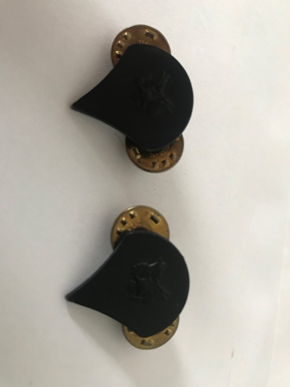 Canada Straight mail Mejun Original Brand USA Hair Currant Prints Metal Emblem Petty collar with a pair of collar cap Emblem