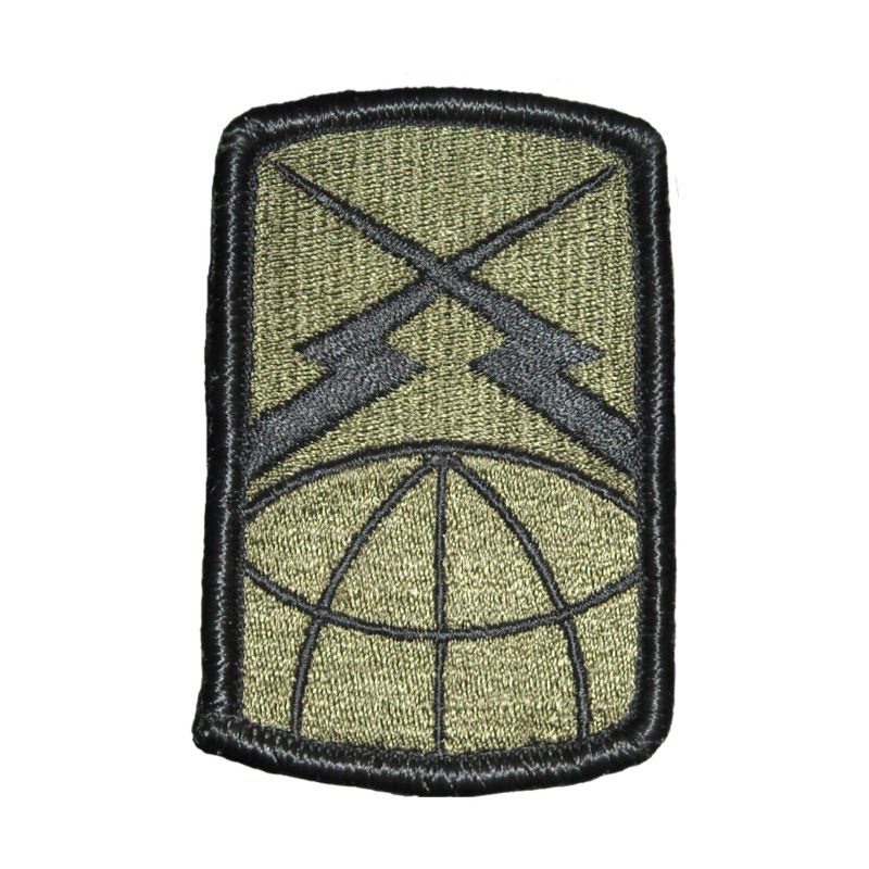 Brand new Meijun original Jun version 160th signal brigade armband Jun fan dark color embroidery cloth label camouflage clothing