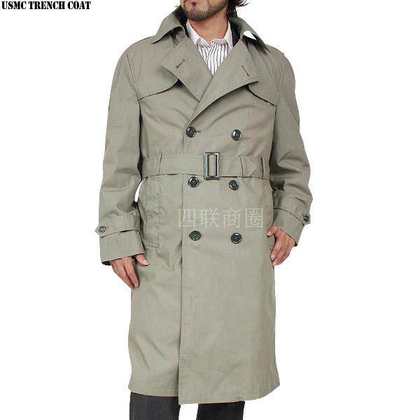 The new US-made public version USMC Haijun Marine Corps all-weather long windbreaker belt belt large size has supplement