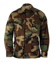 Domestic hair beauty Jun original public version of the brand new BDU from Lin Camouflage training clothing top twill