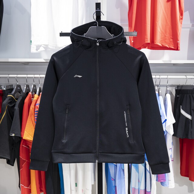 Li Ning sports and casual women's hooded sweatshirt