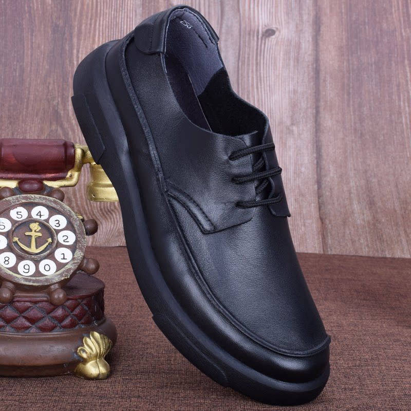 Single layer leather soft bottom soft leather top layer cowhide daily casual leather shoes foreign trade original single men's leather shoes 2022 summer new