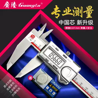 Guanglu electronic digital caliper Vernier stainless steel oil gauge high precision 150 200 300mm Tema caliper