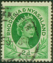 Rhodesia and Nyasaland Elizabeth II 19954-1956(16-3)2p