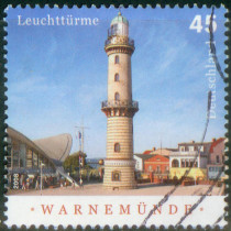 Germany · 2008 7 3 Lighthouse (Group 7) P13 75 (2-1) 45c Warnemunde Lighthouse