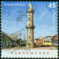 Germany · 2011 7 1 Lighthouse (Group 11) P11 (2-2) 45c Warnemunde Lighthouse