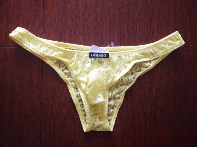 2 mảnh Nam giới ren gợi cảm trong suốt eo thấp tam giác bikini mượt lưới hẹp hông đồ lót bó sát quần ren ngắn gợi cảm
