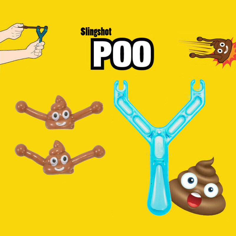 Creative ejection poop slingshot poop vent tricky funny novelty children adult toy decompression gift