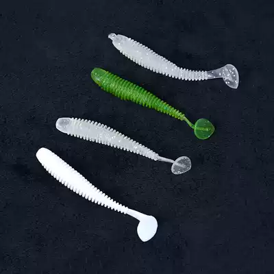 Bait Luya soft bait Texas fishing group lead hook soft worm Seawater freshwater soft bait Bionic fishing fake bait