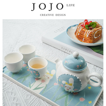 JOJOS L PD·Lok cup household Japanese simple ceramic hand-painted creative coffee cup) Leya