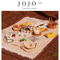 JOJOS L PD Spring picnic mat outdoor ins moisture-proof mat thickened cloth tent floor mat丨Chunye