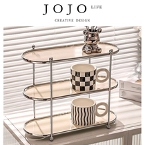 JOJOS L PD·Dreams·Storage bedroom storage rack desktop cup creative iron art) Mengqi