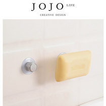 JOJOS L PD Duru stainless steel suction cup soap rack free of punch magnetic soap drain shelf -- Doru