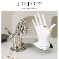 JOJOS L PD Butterflie Storage Rack Ceramic Ring Decoration Ornament Jewelry Rack) Yuedie