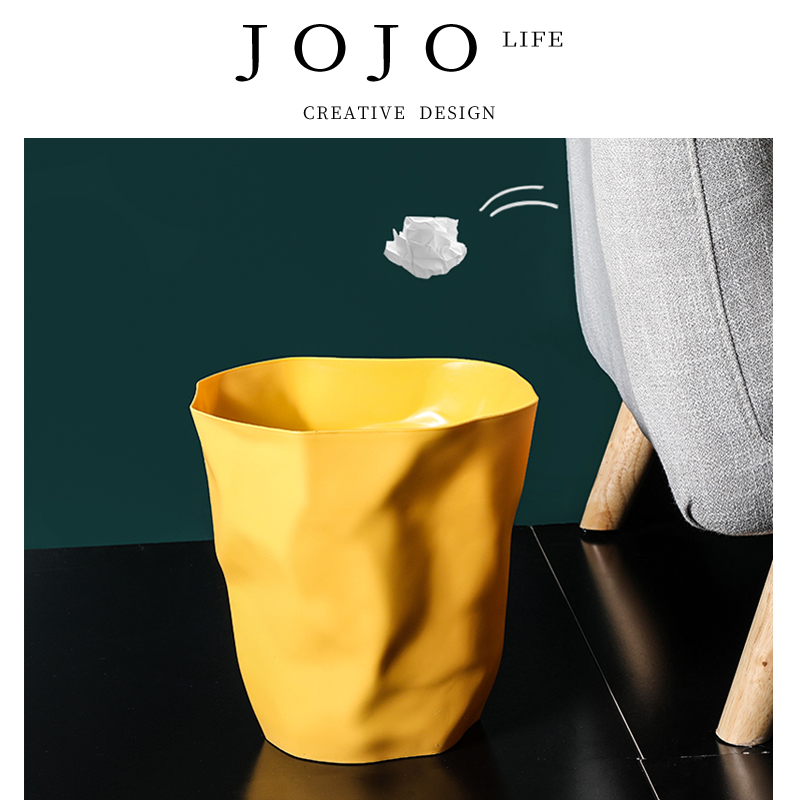 JOJOS L PD ? trash can without cover light luxury to Nordic European personality network red toilet accommodation