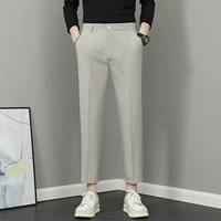 K11 светло -серые укороченные брюки (обычная модель)