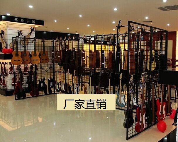 Thick guitar Net frame mesh mesh grid guzheng violin erhu pendant display rack instrument accessories adhesive hook