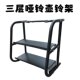 Kettlebell storage rack dumbbell rack double-layer household commercial three-layer dumbbell rack gym kettlebell hexagonal barbell bar