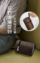 High-end household outdoor titanium tea set portable tea portable mini outdoor mountaineering travel self-driving tour car bubbler high-end water boiling