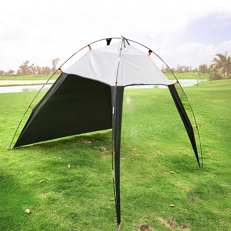 Tent outdoor camping picnic portable sunscreen four-sided ventilation fishing sunshade canopy beach park camping equipment